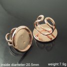 100pcs/pack,Jewelry Ring base ,brass,base diameter:20.5mm,ID920