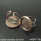100pcs/pack,Jewelry Ring base ,brass,base diameter:20.5mm,ID920