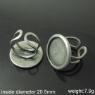 100pcs/pack,Jewelry Ring base ,brass,base diameter:20.5mm,ID920