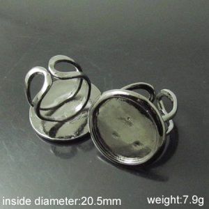 100pcs/pack,Jewelry Ring base ,brass,base diameter:20.5mm,ID920