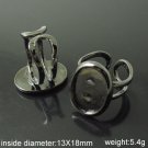 100pcs/pack,Ring Bases,base inside diameter 13x18mm,ID7351