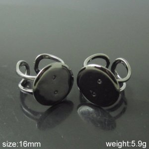 100pcs/pack,Ring Bases,Perfect for Cabochons, 16mm,ID8130