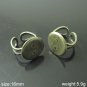 100pcs/pack,Ring Bases,Perfect for Cabochons, 16mm,ID8130