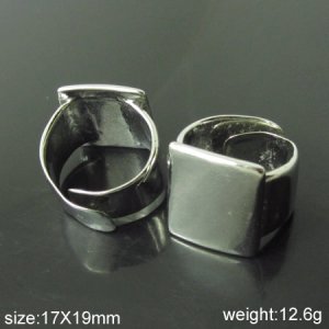 50pcs/pack  Brass Adjustable Ring Base,inside diameter :20mm,base diameter:19x17mm,ID4780
