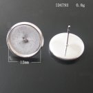200pcs/pack,Hot parts,Jewelry brass ear stud component,12mm,ID4793