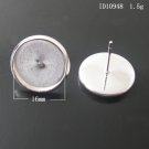 200pcs/pack,Hot parts,Jewelry brass ear stud component,16mm,ID10948