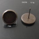 200pcs/pack,Hot parts,Jewelry brass ear stud component,10mm,ID4792