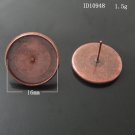 200pcs/pack,Hot parts,Jewelry brass ear stud component,16mm,ID10948