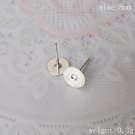 1000pcs/pack,Hot parts,Jewelry brass ear stud component,8mm,ID8265