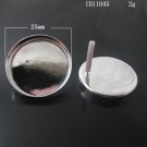 100pcs/pack,Hot parts,Earstud Components,Brass,inside diameter:25mm,ID11045