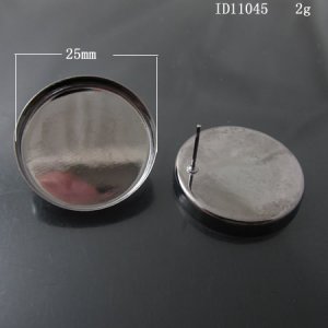 100pcs/pack,Hot parts,Earstud Components,Brass,inside diameter:25mm,ID11045