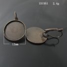 200pcs/pack,Hot parts,Brass Hook Earwire,12mm,ID1951