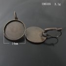 100pcs/pack,Hot parts,Brass Hook Earwire,14mm,ID6335