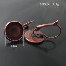 100pcs/pack,Hot parts,Brass Hook Earwire,14mm,ID6335