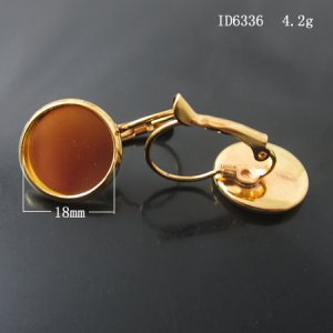 100pcs/pack,Hot parts,Brass Hook Earwire,18mm,ID6336