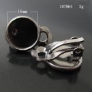 100pcs/pack,Hot parts,Brass Clip-On Earring Component,16mm,ID7864