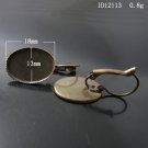 200pcs/pack,Hot parts,Brass hook earwire,base diameter:13x18mm,ID12113