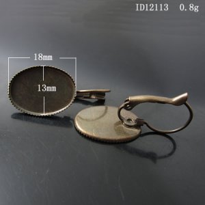 200pcs/pack,Hot parts,Brass hook earwire,base diameter:13x18mm,ID12113