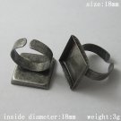 100pcs/pack,Style popular in Europe,Brass Finger Ring Finding,18mm,ID12110