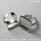 100pcs/pack,Style popular in Europe,Brass Finger Ring Finding,18mm,ID12110