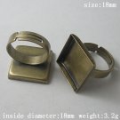 100pcs/pack,Style popular in Europe,Brass Finger Ring Finding,18mm,ID11509
