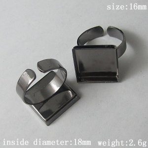 100pcs/pack,Style popular in Europe,Brass Finger Ring Finding,16mm,ID8660