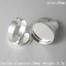 100pcs/pack,Style popular in Europe,Ring Bases, 20mm,ID10381