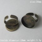 100pcs/pack,Style popular in Europe,Ring Bases, 20mm,ID10381