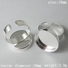 200pcs/pack,Style popular in Europe,Ring Bases, 18mm,ID5805