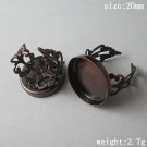 100pcs/pack,Style popular in Europe,Ring Bases, 20mm,ID13395