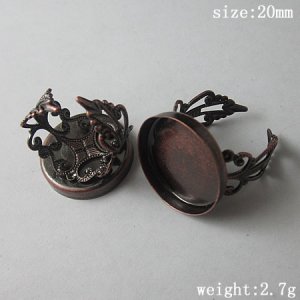 100pcs/pack,Style popular in Europe,Ring Bases, 20mm,ID13395