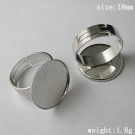 200pcs/pack,Style popular in Europe,Ring Bases, 18mm,ID11651