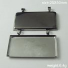 50Pcs/pack,Hot sale,Rectangle, Brass Pendant Blank,25X50mm,ID5894