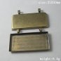 50Pcs/pack,Hot sale,Rectangle, Brass Pendant Blank,25X50mm,ID5894