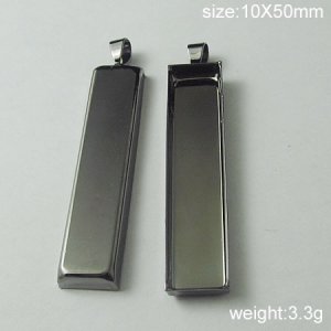 100s/pack,Hot sale,Rectangle, Brass Pendant Blank,10X50mm,ID6093