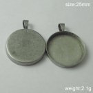 100s/pack,Hot sale,Circular, Brass Pendant Blank,25mm,ID2365