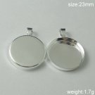 100s/pack,Hot sale,Circular, Brass Pendant Blank,23mm,ID5562