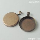 100s/pack,Hot sale,Circular, Brass Pendant Blank,23mm,ID5562