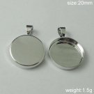 200s/pack,Hot sale,Circular, Brass Pendant Blank,20mm,ID10380