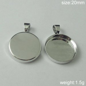 200s/pack,Hot sale,Circular, Brass Pendant Blank,20mm,ID10380