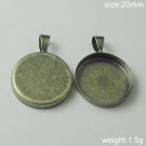 200s/pack,Hot sale,Circular, Brass Pendant Blank,20mm,ID10380