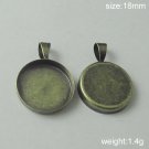 100s/pack,Hot sale,Circular, Brass Pendant Blank,18mm,ID5806