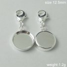 200s/pack,Hot sale,Circular, Brass Pendant Blank,12.5mm,clasp size:12x7mm,ID10834