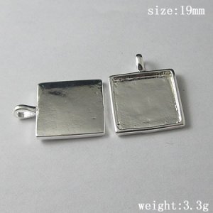 100s/pack,Hot sale, Brass Pendant Blank,19mm,D18480