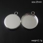 100s/pack,Hot jewelry accessories, Brass Pendant Blank,25mm,ID10385