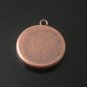 100s/pack,Hot jewelry accessories, Brass Pendant Blank,25mm,ID10385