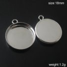 100s/pack,Hot jewelry accessories, Brass Pendant Blank,18mm,ID8657
