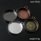 200s/pack,Hot jewelry accessories, Brass Pendant Blank,16mm,ID7727