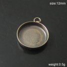 200s/pack,Hot jewelry accessories, Brass Pendant Blank,15mm,ID8656