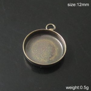 200s/pack,Hot jewelry accessories, Brass Pendant Blank,15mm,ID8656